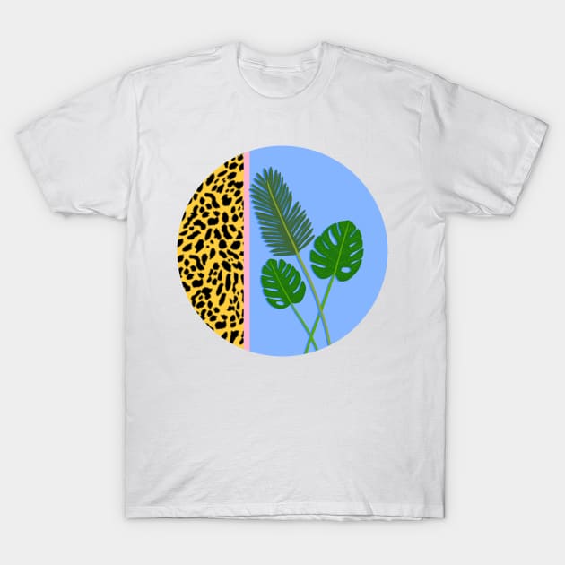 Circular leaf and pattern design T-Shirt by destinybetts